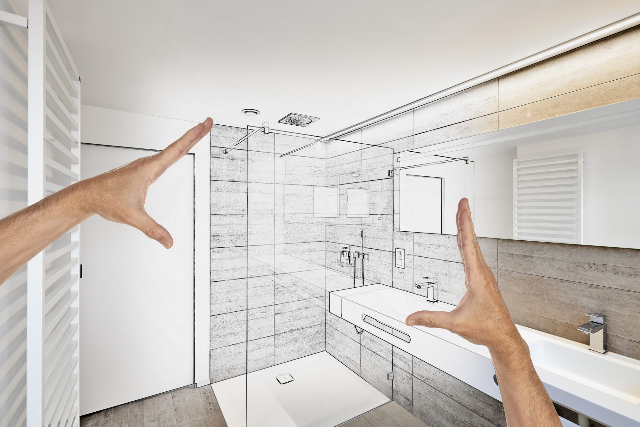 Planned renovation of a luxury bathroom MaineTainers Custom Renovations, Portland, ME, US